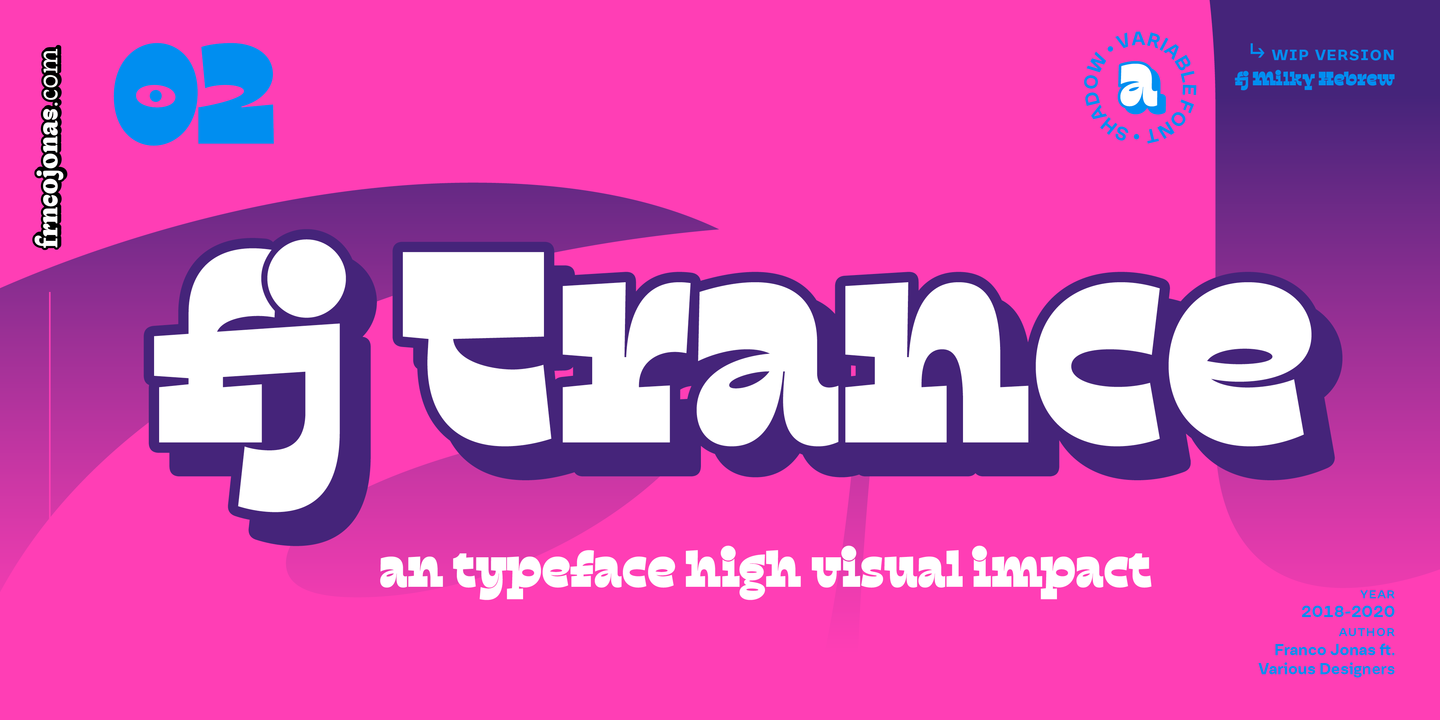 Beispiel einer fj Trance-Schriftart